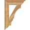 Ekena Millwork Balboa Traditional Rough Sawn Bracket, Western Red Cedar, 6"W x 28"D x 40"H BKT06X28X40BOA01RWR - alternate 3